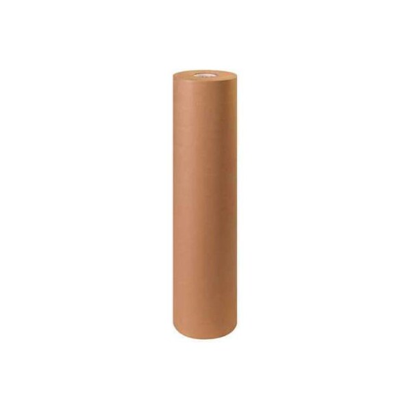 The Packaging Wholesalers Kraft Paper, 40 lbs., 30"W x 900'L, 1 Roll PKP3040 Zoro